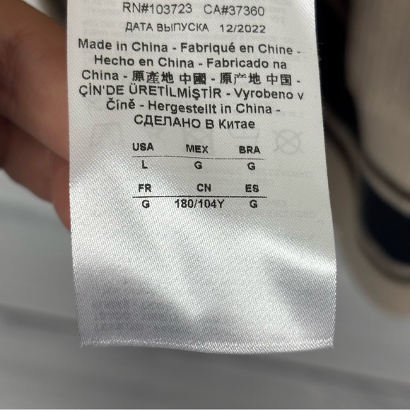 A/X Armani Exchange Men’s Cotton Collegiate V-Neck Ribbed Cardigan Large NWT - Picture 12 of 13